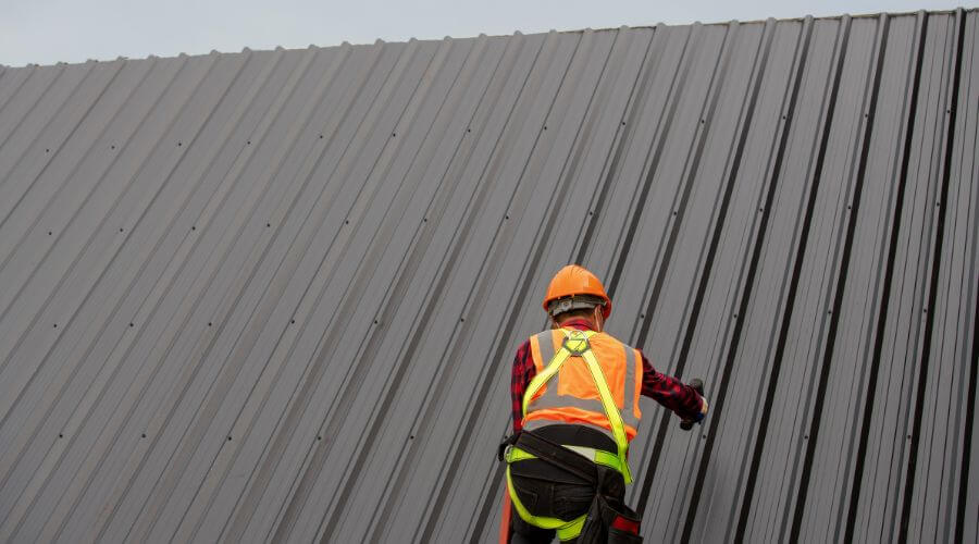 Professional metal roof installation services in Bee, VA